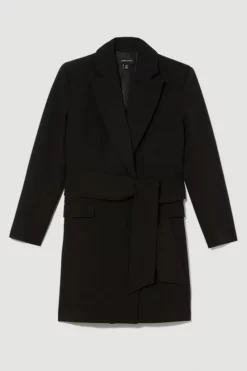 Deals ⭐ Karen Millen Stretch Cady Tie Belt Blazer Mini 👗 Dress 👏 9 Deals ⭐ Karen Millen Stretch Cady Tie Belt Blazer Mini 👗 Dress 👏 -Workwear Shop bkk07902 black xl 3