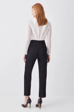 Brand new 👏 Karen Millen Tailored Slim Leg Trouser 🥰 -Workwear Shop bkk08501 black xl 2