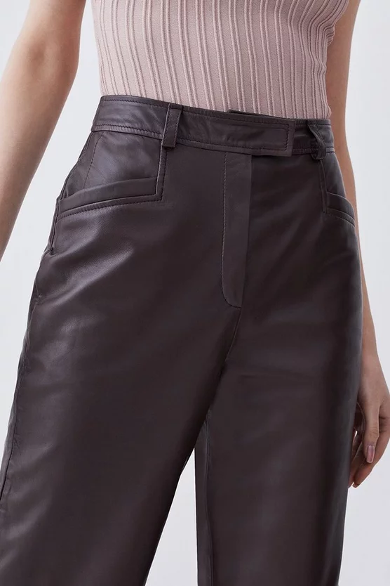 Brand new 😀 Karen Millen Leather Wide Leg Culotte 😀 2 Brand new 😀 Karen Millen Leather Wide Leg Culotte 😀 - Image 2