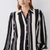 Best reviews of 🛒 Karen Millen Mixed Stripe Woven 👚 Shirt 👍