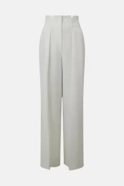 Cheap 🛒 Karen Millen Petite Compact Stretch High Waist Slim Leg Trouser ❤️ -Workwear Shop bkk09477 ivory xl 5