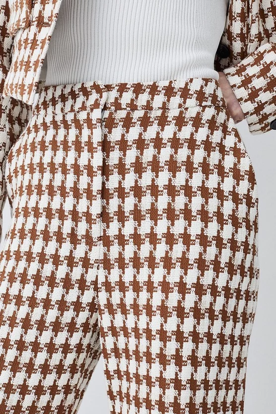Budget 🎉 Karen Millen Check Tweed High Waist Cropped Wide Leg Trousers ✨ 2 Budget 🎉 Karen Millen Check Tweed High Waist Cropped Wide Leg Trousers ✨ - Image 2
