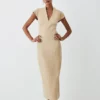 Best Sale 💯 Karen Millen Tall Structured Crepe Seam Detail Pencil Midi 👗 Dress 🥰