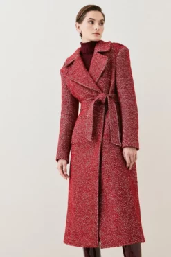 Brand new 🤩 Karen Millen Italian Herringbone Wool Belted Trench 🧥 Coat 🥰 14 Brand new 🤩 Karen Millen Italian Herringbone Wool Belted Trench 🧥 Coat 🥰 -Workwear Shop womens black italian herringbone wool belted trench coat