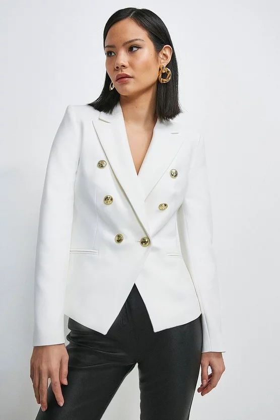 Wholesale 🧨 Karen Millen Tailored Button Military Blazer ⭐ 10 Wholesale 🧨 Karen Millen Tailored Button Military Blazer ⭐ - Image 10