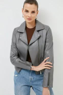 Top 10 🔥 Karen Millen Leather Signature Biker Jacket ⌛ -Workwear Shop womens blackwhite leather signature biker jacket 2