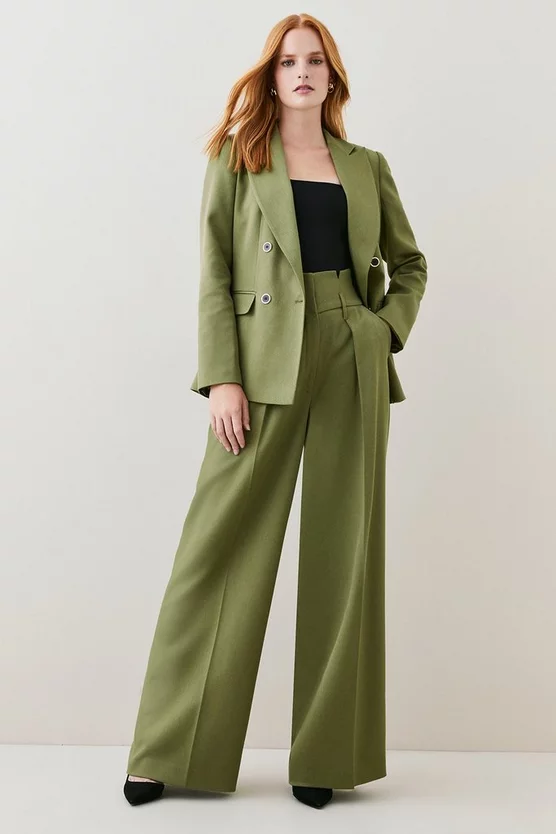 Cheap ๐งจ Karen Millen Relaxed Tailored High Waist Wide Leg Trousers ๐ 6 Cheap ๐งจ Karen Millen Relaxed Tailored High Waist Wide Leg Trousers ๐ - Image 6