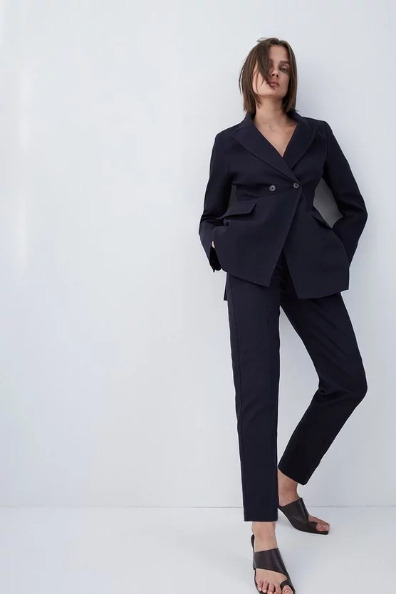 Promo 🔔 Karen Millen Cotton Snaffle Trim Wide Leg Trouser ⌛ 7 Promo 🔔 Karen Millen Cotton Snaffle Trim Wide Leg Trouser ⌛ - Image 7