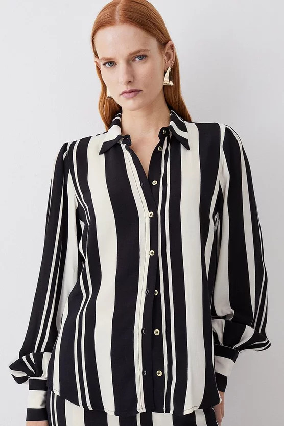 Best reviews of 🛒 Karen Millen Mixed Stripe Woven 👚 Shirt 👍 6 Best reviews of 🛒 Karen Millen Mixed Stripe Woven 👚 Shirt 👍 - Image 6