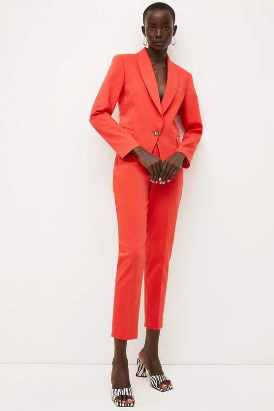 Flash Sale π Karen Millen Cotton Sateen Tailored Slim Leg Trouser π 5 Flash Sale π Karen Millen Cotton Sateen Tailored Slim Leg Trouser π - Image 5