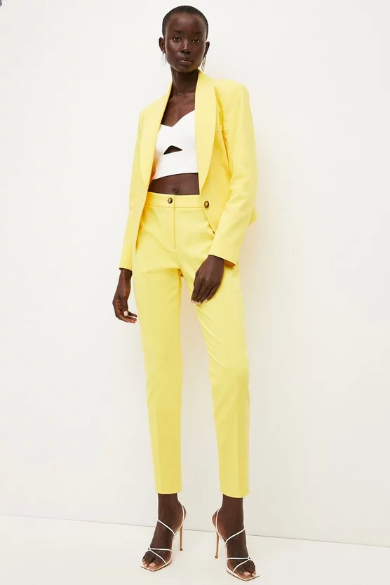 Flash Sale π Karen Millen Cotton Sateen Tailored Slim Leg Trouser π 6 Flash Sale π Karen Millen Cotton Sateen Tailored Slim Leg Trouser π - Image 6