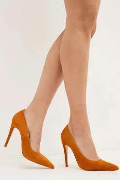 Promo 🎉 Karen Millen Leather Court 👟 Shoe 🥰 -Workwear Shop womens tan leather court shoe